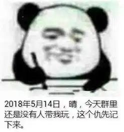  搞笑表情丨熊猫头记仇表情包生成器分享小仙女男每日记仇必备