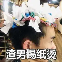  绿茶公主切发型表情包渣男锡纸烫渣女大波浪搞笑表情包下载乐游网游戏下载