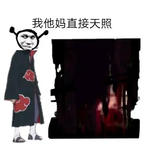  火影忍者手游表情包我tm直接系列