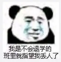 熊猫头斗图我是不会退学的,班里就指望我丢人了 熊猫头斗图我是不会退学的,班里就指望我丢人了