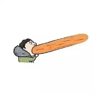  每日表情王思聪吃热狗