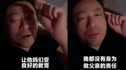  汪小菲谈儿女学业长叹一口气,称孩子必须我来教汪父表情沉重