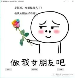  抖音表白程序python版,明人不说暗话,我喜欢你