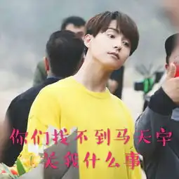  手机里马天宇表情包