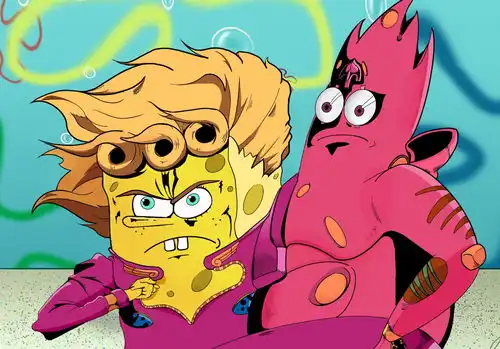  海绵宝宝派大星动漫乱入,派大星请叫我宇智波派大星