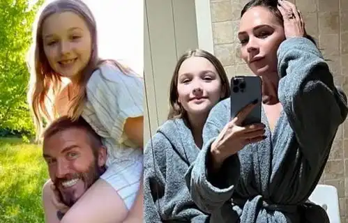  11岁小七有心上人贝克汉姆一脸忧伤,4个孩子全早恋,太开明