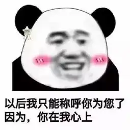  熊猫头表情包可以的,我的小宝贝
