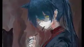  明日方舟戴上帽子的猫猫阿