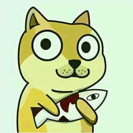  小黄狗抱鱼什么意思