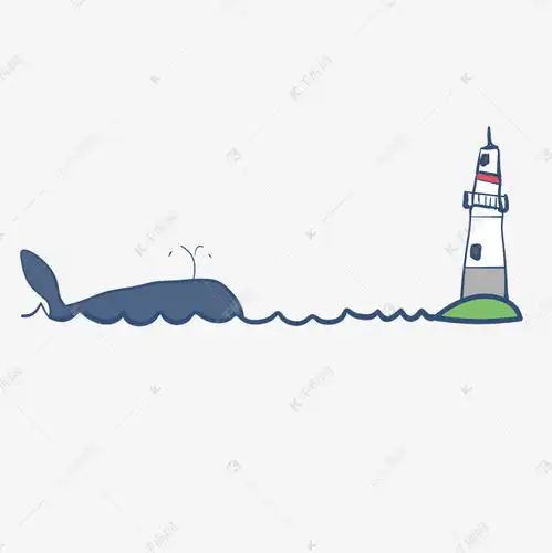  表情手绘灯塔分割线装饰素材图片免费下载千库网表情