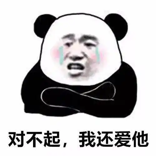  熊猫头表情包你是个好人我配不上你
