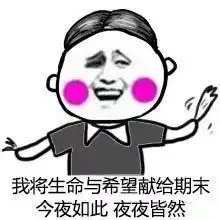  大学期末的一百种死法,请不要放弃治疗