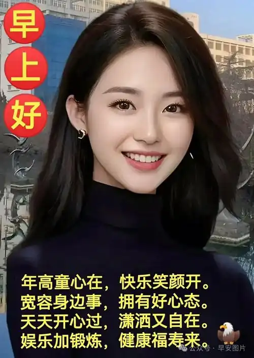  2024年1月26日最新美女早安祝福照片,早安问候图片,唯美表情包请欣赏