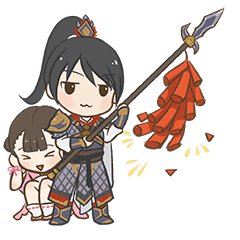  春节主题的天刀同人表情包微信上架啦