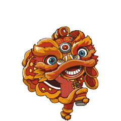 恭喜微信表情包舞狮子