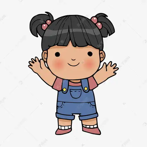  表情卡通可爱q版淘气小女孩素材图片免费下载千库网表情