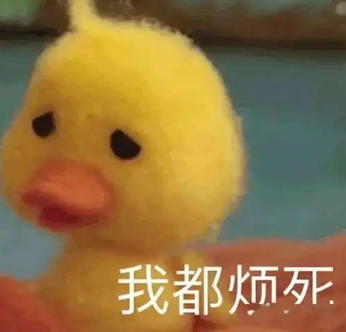  那个很火的小鸭子表情包