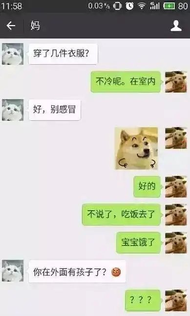  有一种代沟叫父母不懂我们的表情包