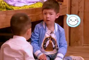  安吉三步一回头确认爸爸来没来表情悲伤,沙溢果然不靠谱