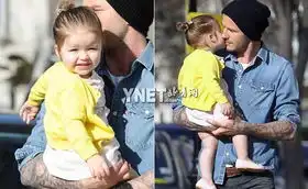 贝克汉姆爱女小七商场购物活泼卖萌超可爱图 贝克汉姆爱女小七商场购物活泼卖萌超可爱图