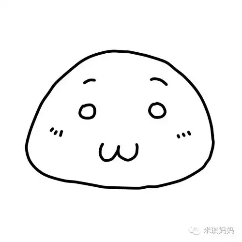  简笔画速学没想到你是这样的表情包团子