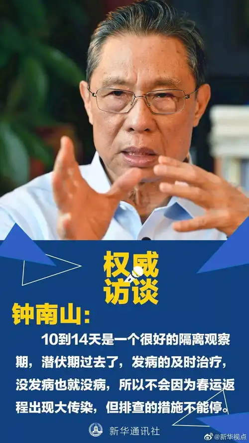  权威访谈丨与钟南山面对面话疫情防控
