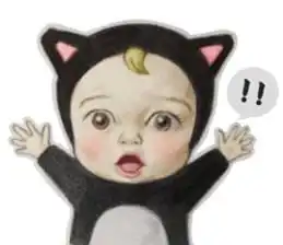  letsgosadayuki表情萌萌哒的微信宝宝系列表情
