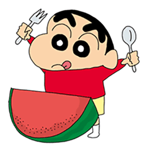  动态表情蜡笔小新魔性无白底表情包