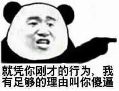 你傻没事我瞎表情包熊猫