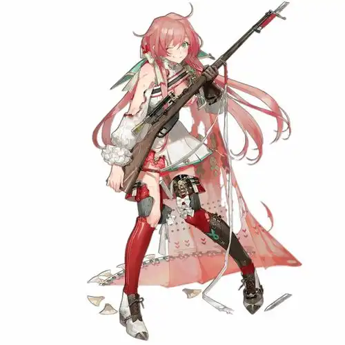 二次元枪娘手游官方少女前线画集1400p