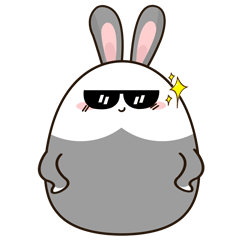  微信表情小灰兔第二弹