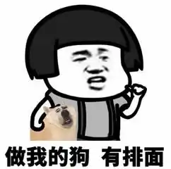  做我的狗,有排面系列表情做我的狗有排面表情包大全高清无水印下载