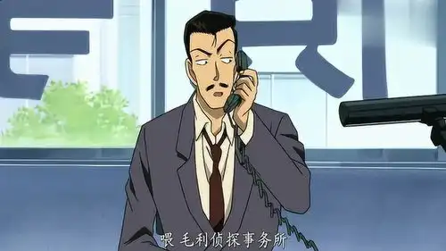  毛利大叔你还好意思说别人,看到平次和柯南的小表情了吗