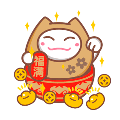  2019小福猫新年祝福微信表情包特辑