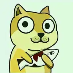  小黄狗抱鱼什么意思