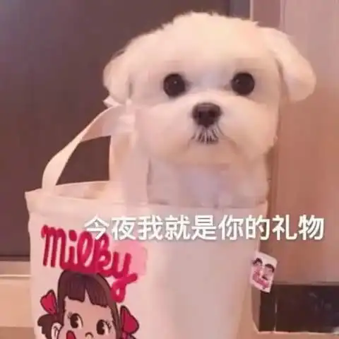  表情男神今夜我就是你的礼物,女生准备好了,来吧吧唧一口表情