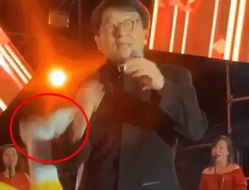  成龙演出遭小武僧飞踹一秒狰狞表情后超淡定被截成表情包