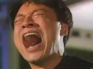  图中这个女孩子说的,你发那个表情呀,是什么意思谢谢
