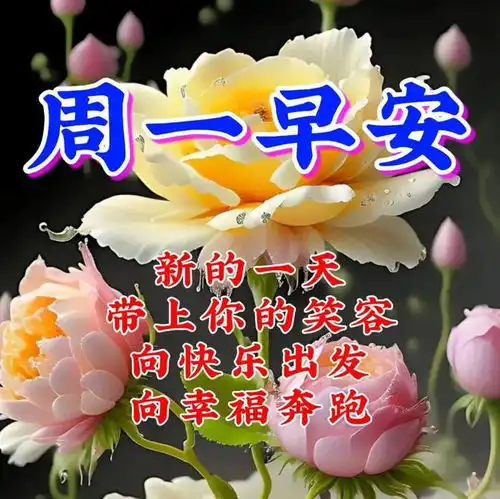  3月20日周一早上好,温馨唯美祝福语图片问候语表情短句