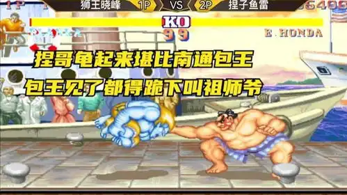  街霸2捏哥龟起来堪比南通包王,包王见了都得跪下叫祖师爷