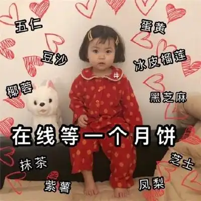  可爱的要月饼表情包合集