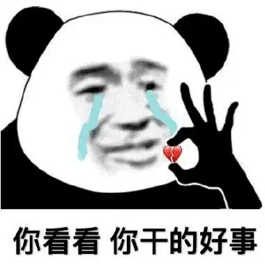  熊猫头表情包i懂了开始烦我了