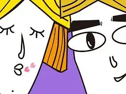 可爱女孩表情包简笔画男