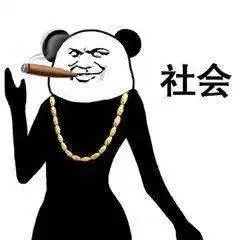 熊猫头表情包i可闭嘴吧你