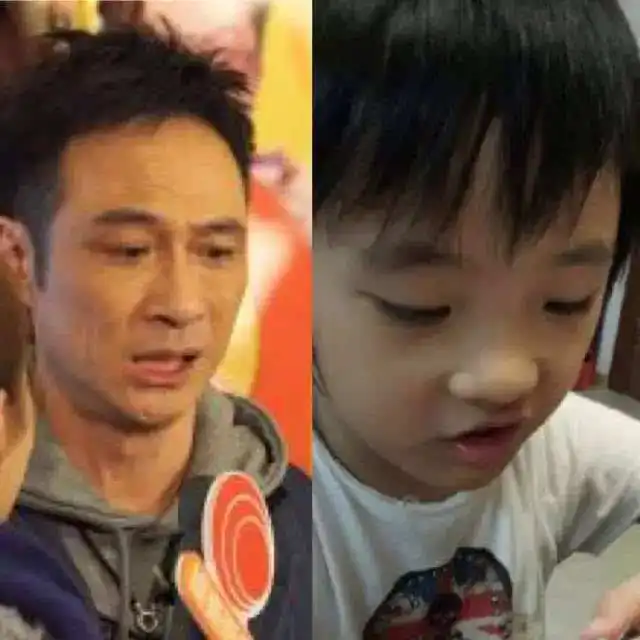  吴镇宇携儿子亮相红毯没想到费曼竟因为xx成了表情包