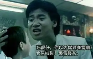  旺角卡门张学友食屎啦你表情包片段哔哩哔哩干杯...