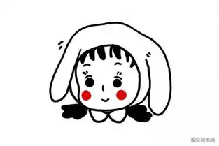  长头发女孩简笔画头像