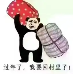  送你过年回家表情包