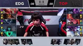  edg胜topmeiko神操作解说看呆队员表情对比扎心