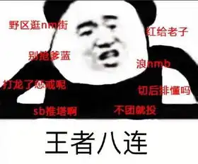  王者荣耀斗图表情包第161期素质八连表情包